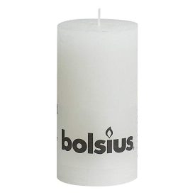 Bolsius rusztikus henger gyertya fehér