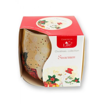 Poharas illatmécses Snowman