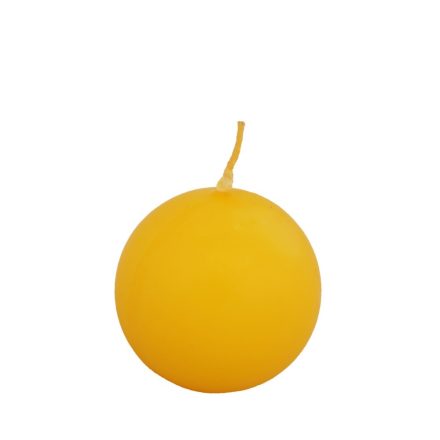 Gömb gyertya citromsárga