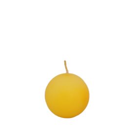 Gömb gyertya Mini Citromsárga