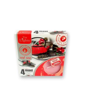 Tea mécses Maxi Vörös tea 4db