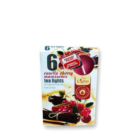 Tea mécses Vanília-cseresznye 6db