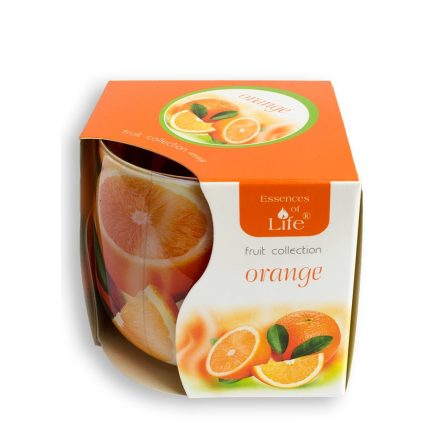 Poharas illatmécses Narancs