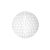 Méhsejt Gömb Dekoráció Fehér 36 cm