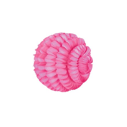 Pom-Pom Dekorációs Gömb Pink 30 cm