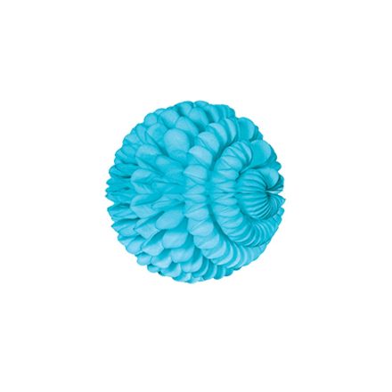 Pom-Pom Dekorációs Gömb Világos Kék 30 cm