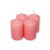 Adventi gyertyák rózsaszín 4 db/csomag